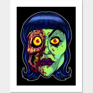 Zombie Grrrl Posters and Art